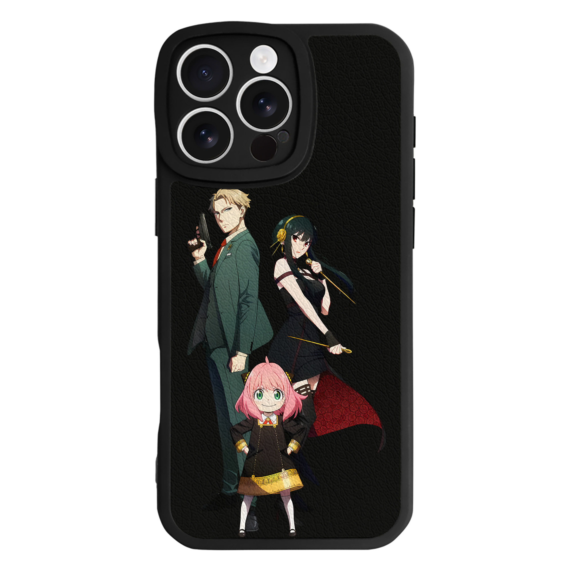 （画像用） SPY×FAMILY间谍家家酒 【iPhone 16シリーズ対応】シリコンスマホケース（レザー調） 材質：シリコン